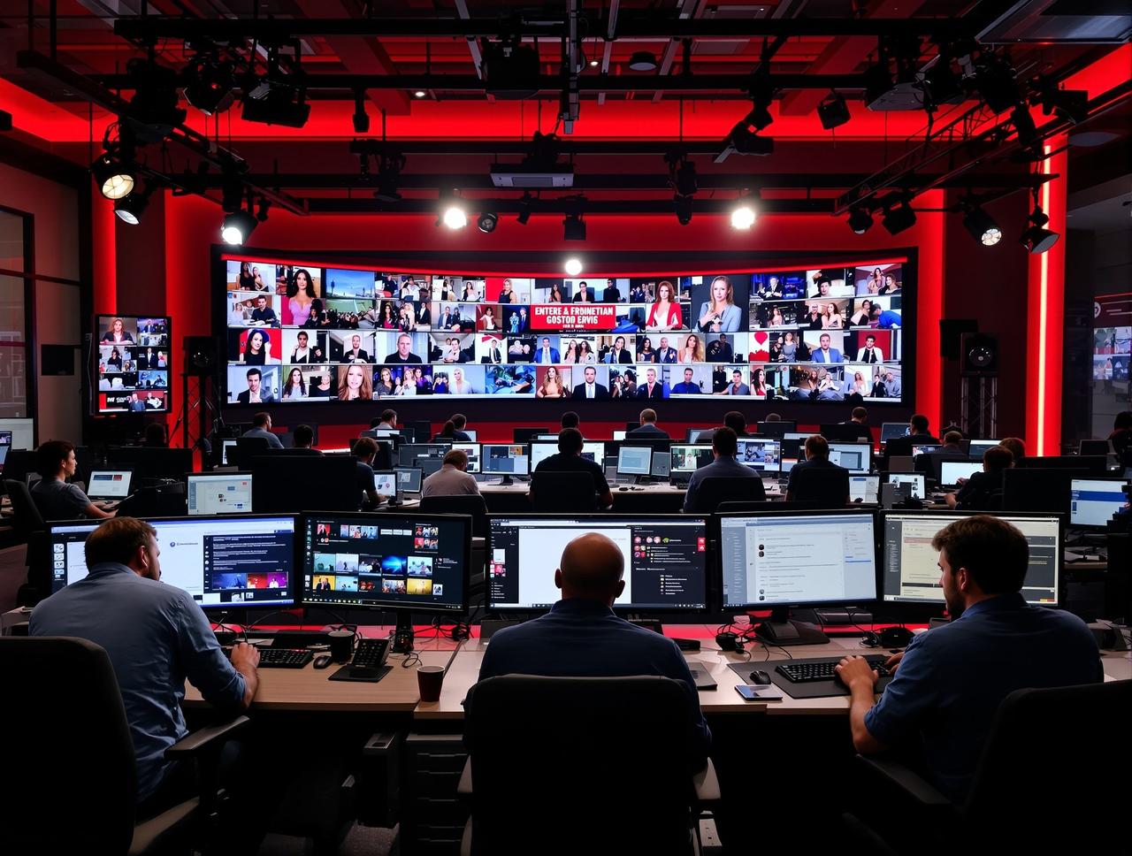 911吃瓜团队工作场景